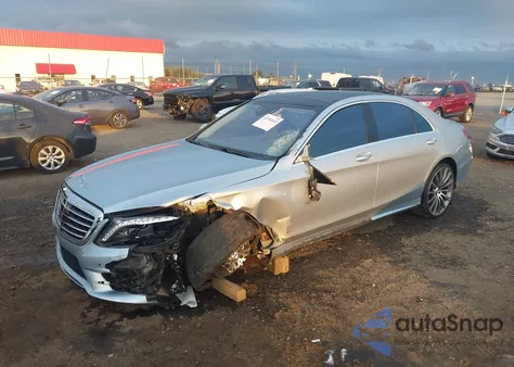 2015 Mercedes-Benz S 550 из США, поврежденный, VIN WDDUG8CB8FA098423